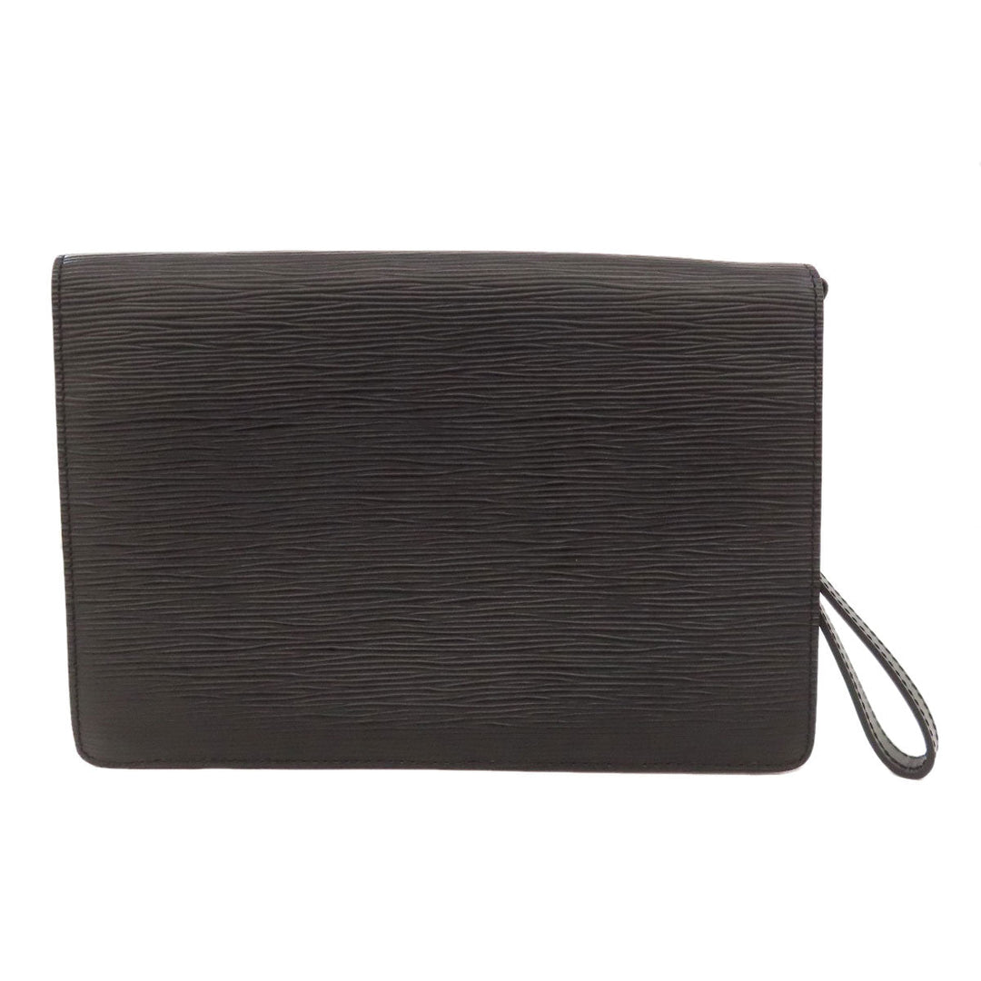 LOUIS VUITTON business bag M52612 Epi black Serie Dragonne mens Used Authentic
