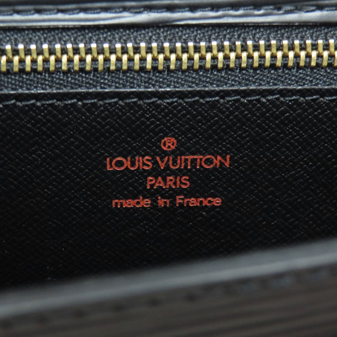 LOUIS VUITTON business bag M52612 Epi black Serie Dragonne mens Used Authentic