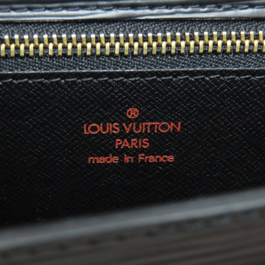 LOUIS VUITTON business bag M52612 Epi black Serie Dragonne mens Used Authentic