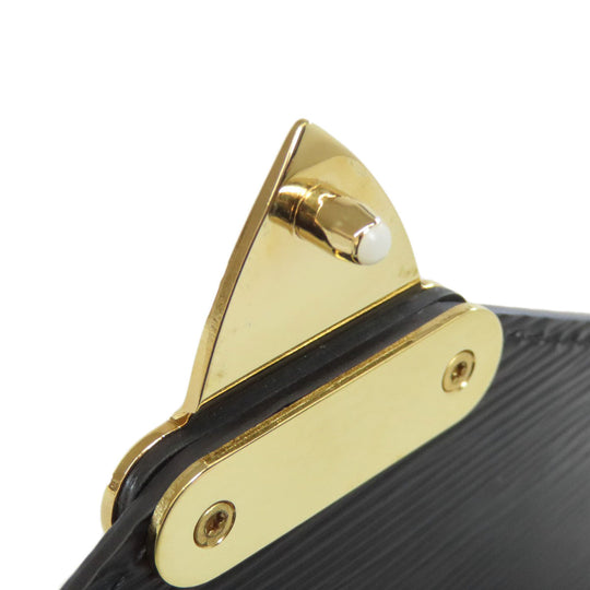 LOUIS VUITTON business bag M52612 Epi black Serie Dragonne mens Used Authentic
