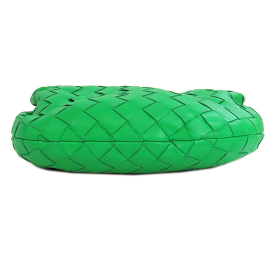 BOTTEGAVENETA Handbag Calfskin green Jodie INTRECCIATO Women Used Authentic