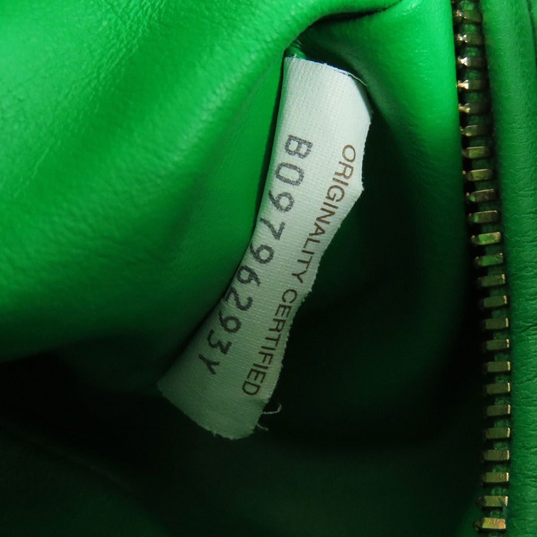 BOTTEGAVENETA Handbag Calfskin green Jodie INTRECCIATO Women Used Authentic