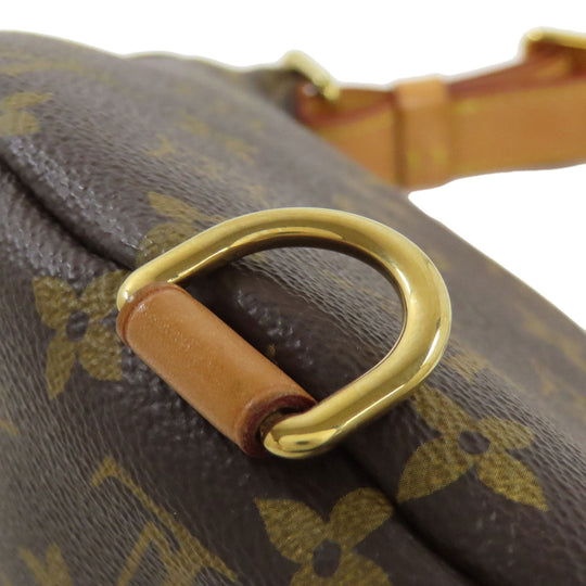LOUIS VUITTON Sling bag M43644 Monogram canvas Brown Bum bag Women Used Authentic