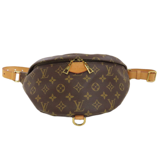 LOUIS VUITTON Sling bag M43644 Monogram canvas Brown Bum bag Women Used Authentic