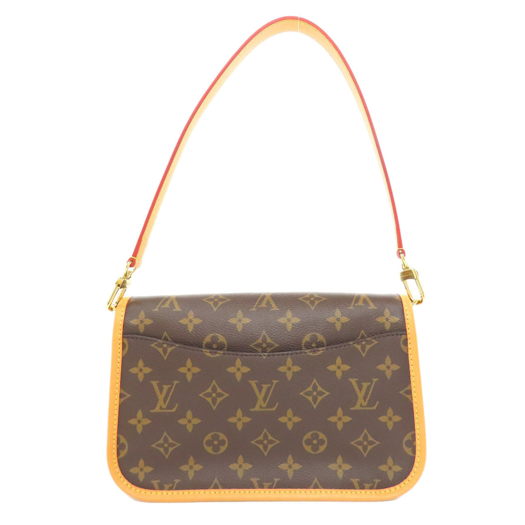 LOUIS VUITTON Handbag M45985 Monogram canvas Brown Diane NM PM Women Used Authentic