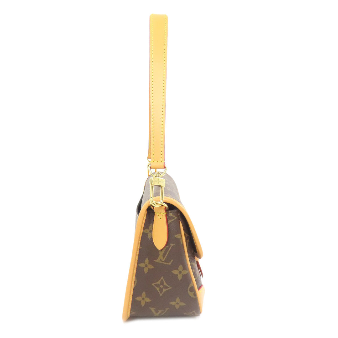 LOUIS VUITTON Handbag M45985 Monogram canvas Brown Diane NM PM Women Used Authentic