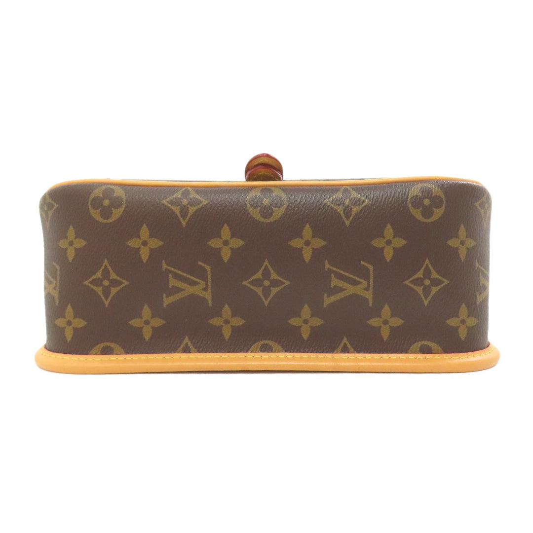 LOUIS VUITTON Handbag M45985 Monogram canvas Brown Diane NM PM Women Used Authentic