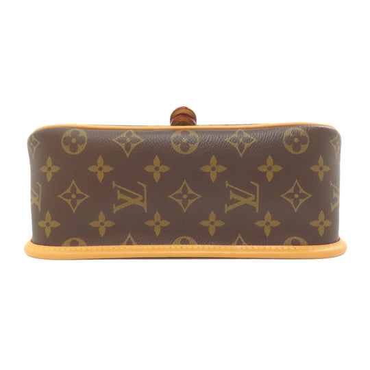 LOUIS VUITTON Handbag M45985 Monogram canvas Brown Diane NM PM Women Used Authentic