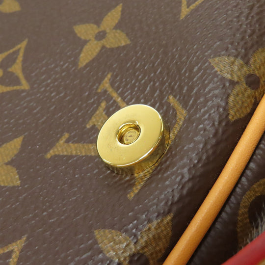 LOUIS VUITTON Handbag M45985 Monogram canvas Brown Diane NM PM Women Used Authentic
