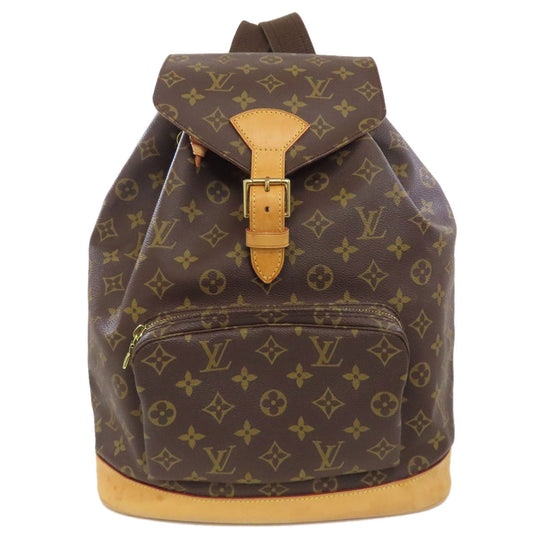 LOUIS VUITTON Backpack M51135 Monogram canvas Brown MontsourisGM
