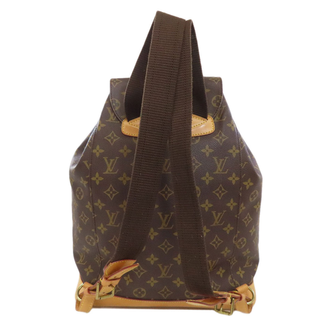 LOUIS VUITTON Backpack M51135 Monogram canvas Brown MontsourisGM