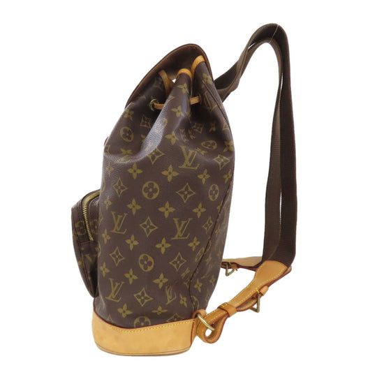 LOUIS VUITTON Backpack M51135 Monogram canvas Brown MontsourisGM
