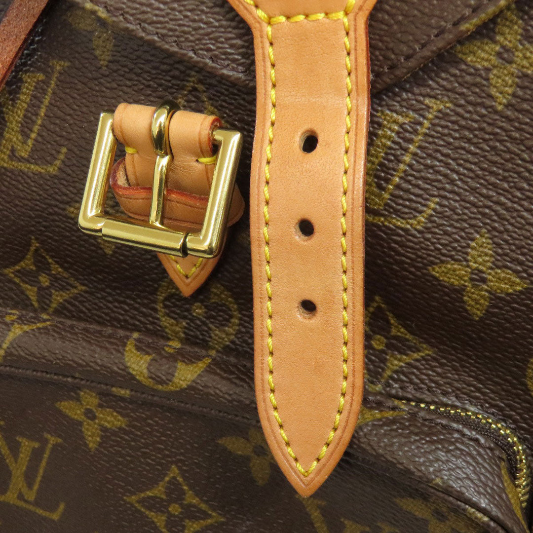 LOUIS VUITTON Backpack M51136 Monogram canvas Brown MontsourisMM