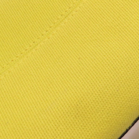 LOEWE Tote Bag Canvas, Calfskin yellow Cushion tote small Women Used Authentic