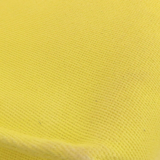 LOEWE Tote Bag Canvas, Calfskin yellow Cushion tote small Women Used Authentic