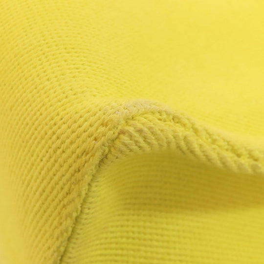 LOEWE Tote Bag Canvas, Calfskin yellow Cushion tote small Women Used Authentic