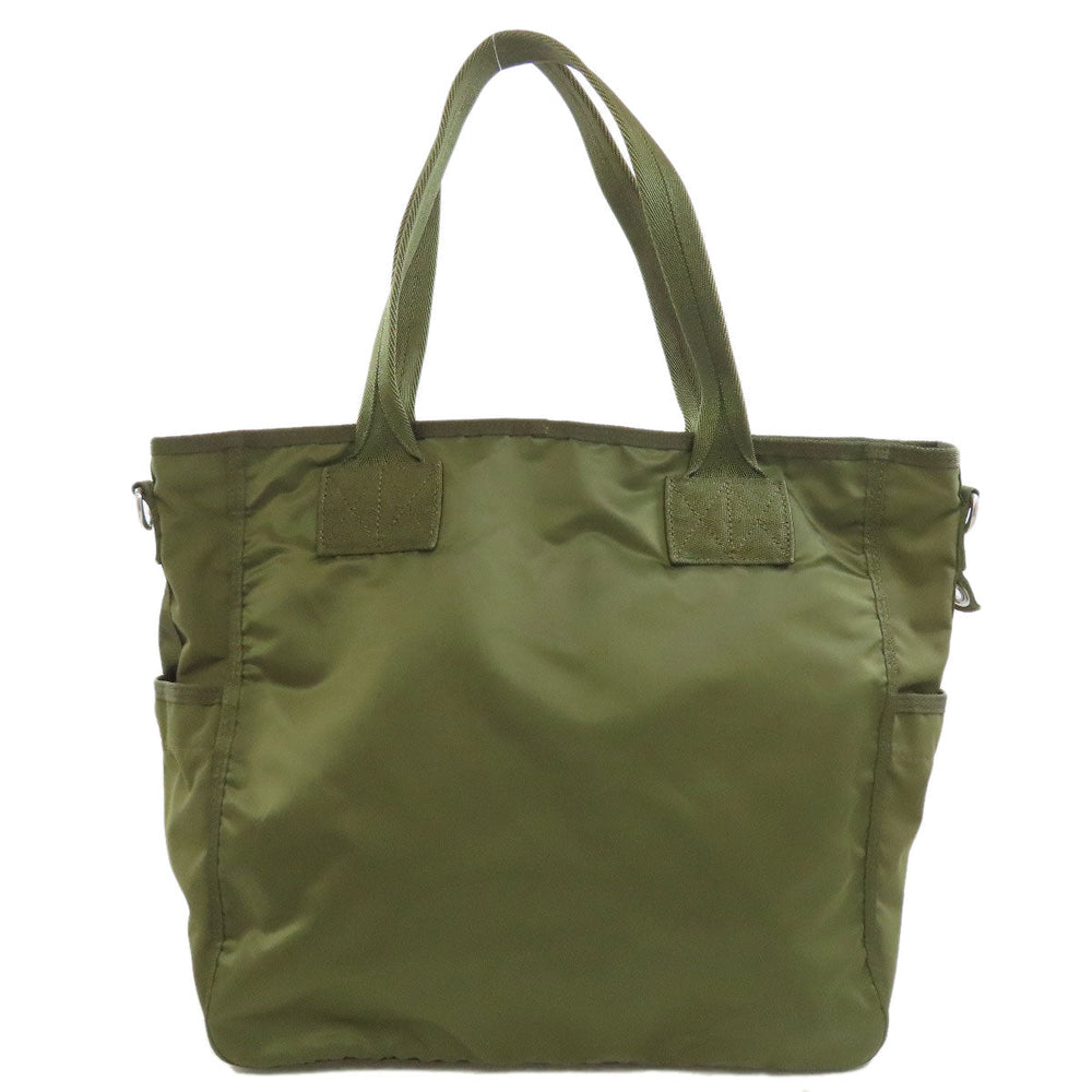 PORTER Tote Bag Nylon green 2WAY Women Used Authentic