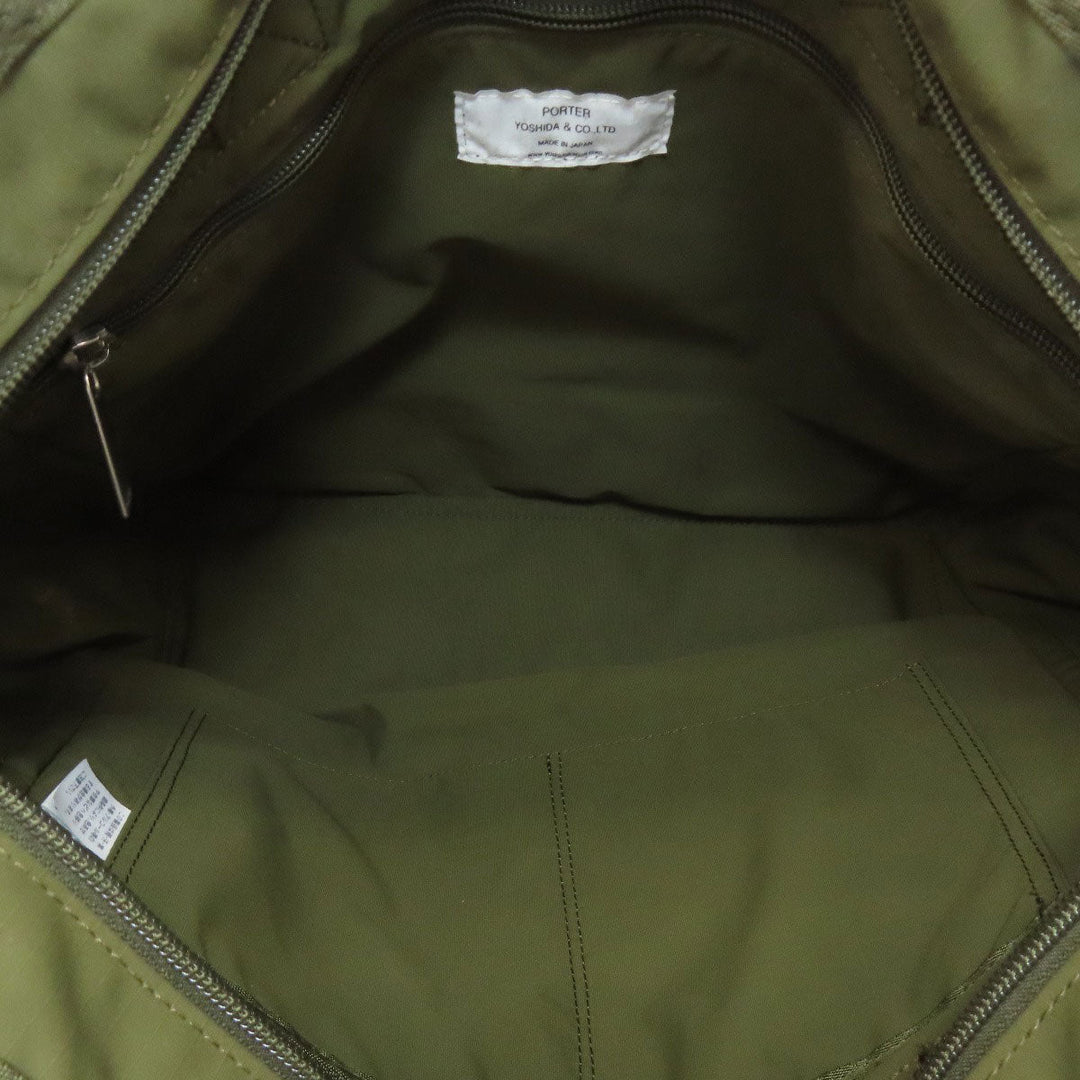 PORTER Tote Bag Nylon green 2WAY Women Used Authentic