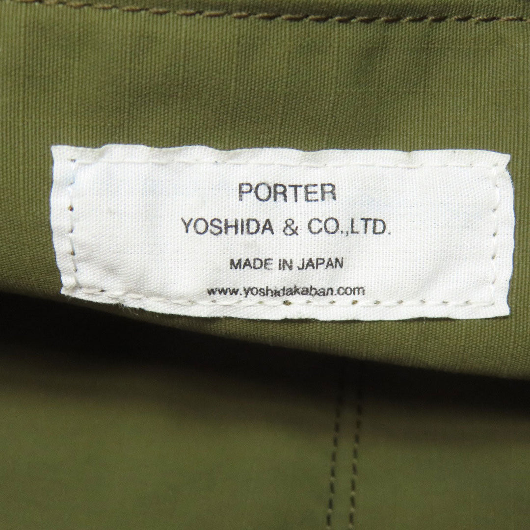 PORTER Tote Bag Nylon green 2WAY Women Used Authentic