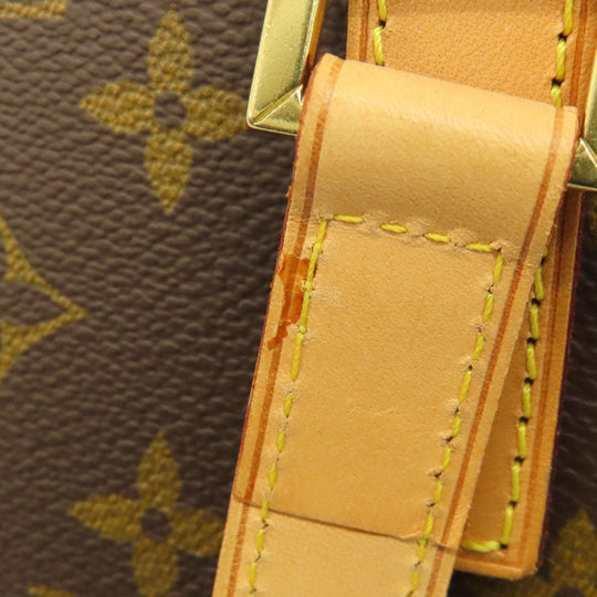 LOUIS VUITTON Tote Bag M51155 Monogram canvas Brown Luco Women Used Authentic