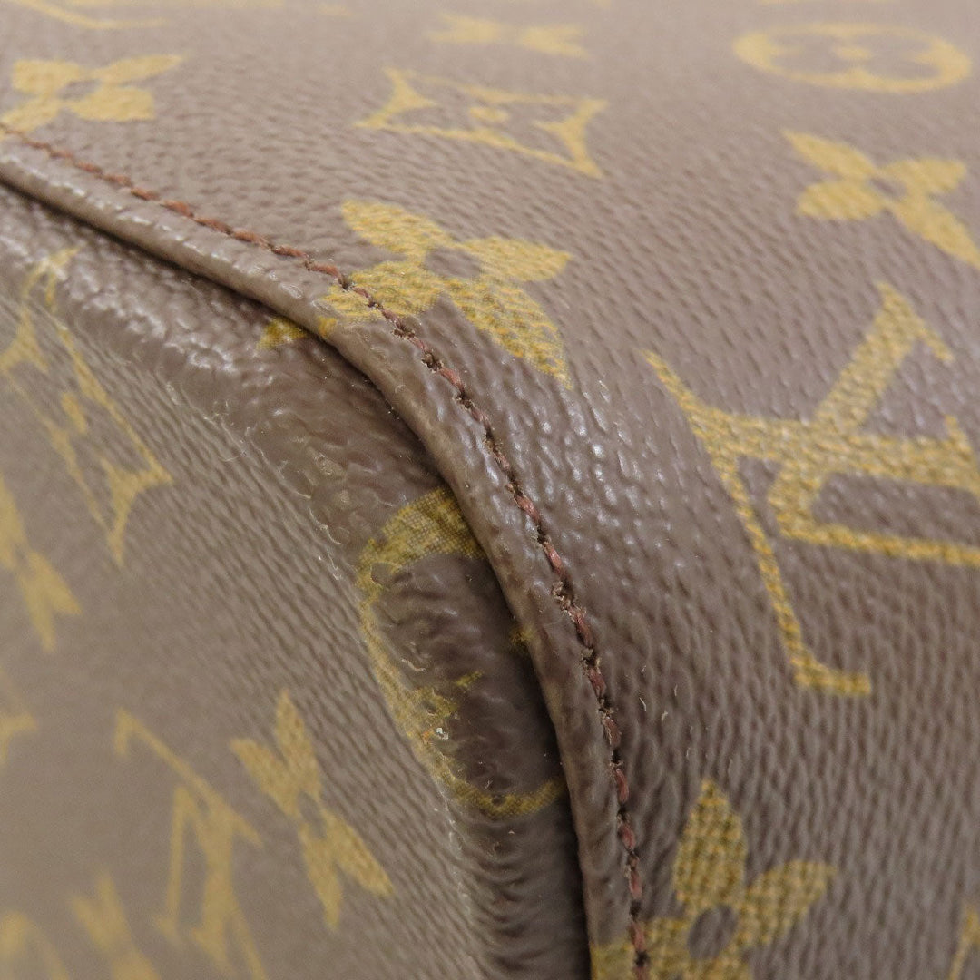 LOUIS VUITTON Tote Bag M51155 Monogram canvas Brown Luco Women Used Authentic