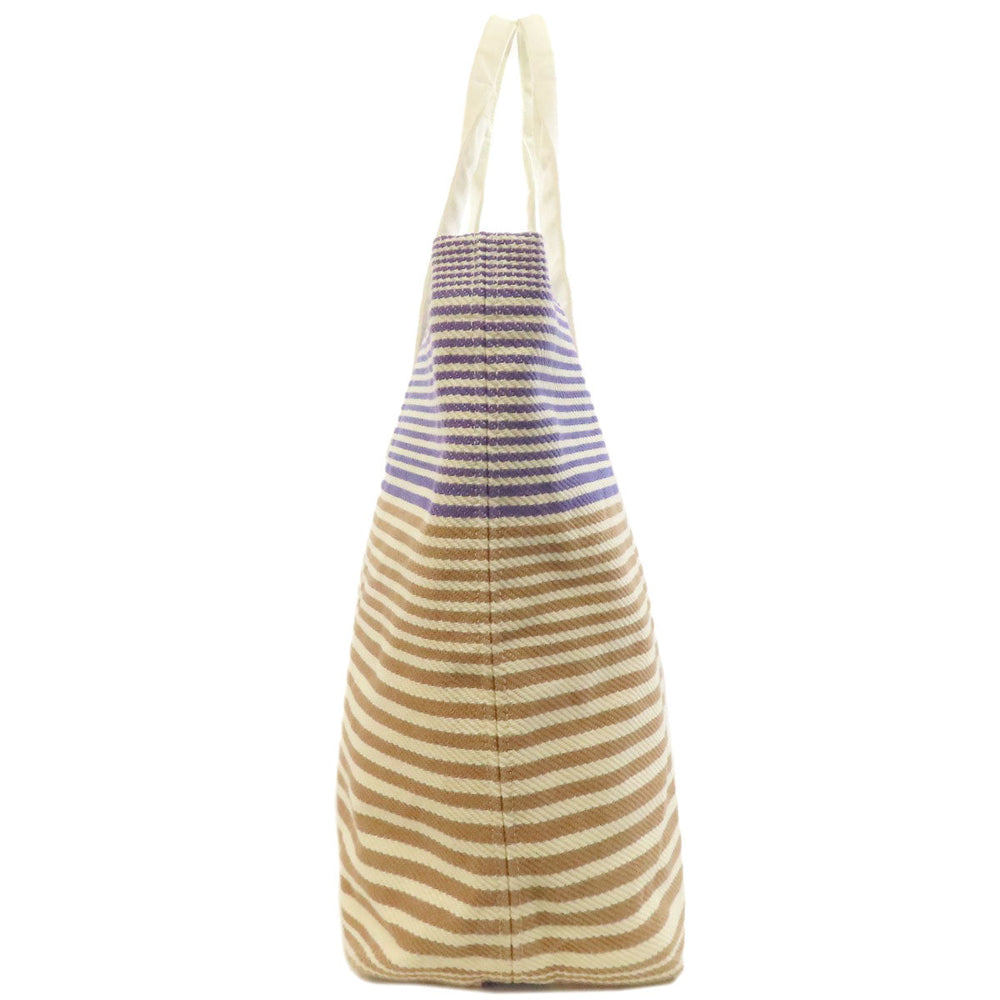 HERMES Tote Bag canvas beige Cabas de Plage New Cabayadre Women Used Authentic
