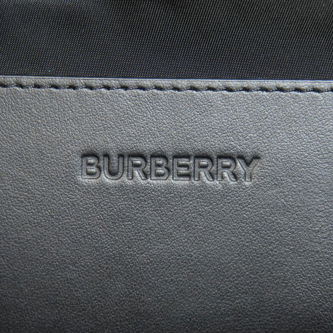 BURBERRY Sling bag Nylon black logo Women Used Authentic