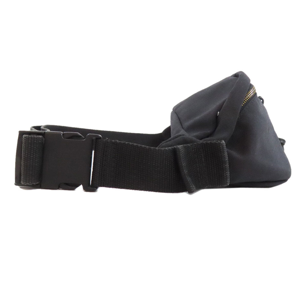 Maison Margiela Sling bag canvas black logo Women Used Authentic