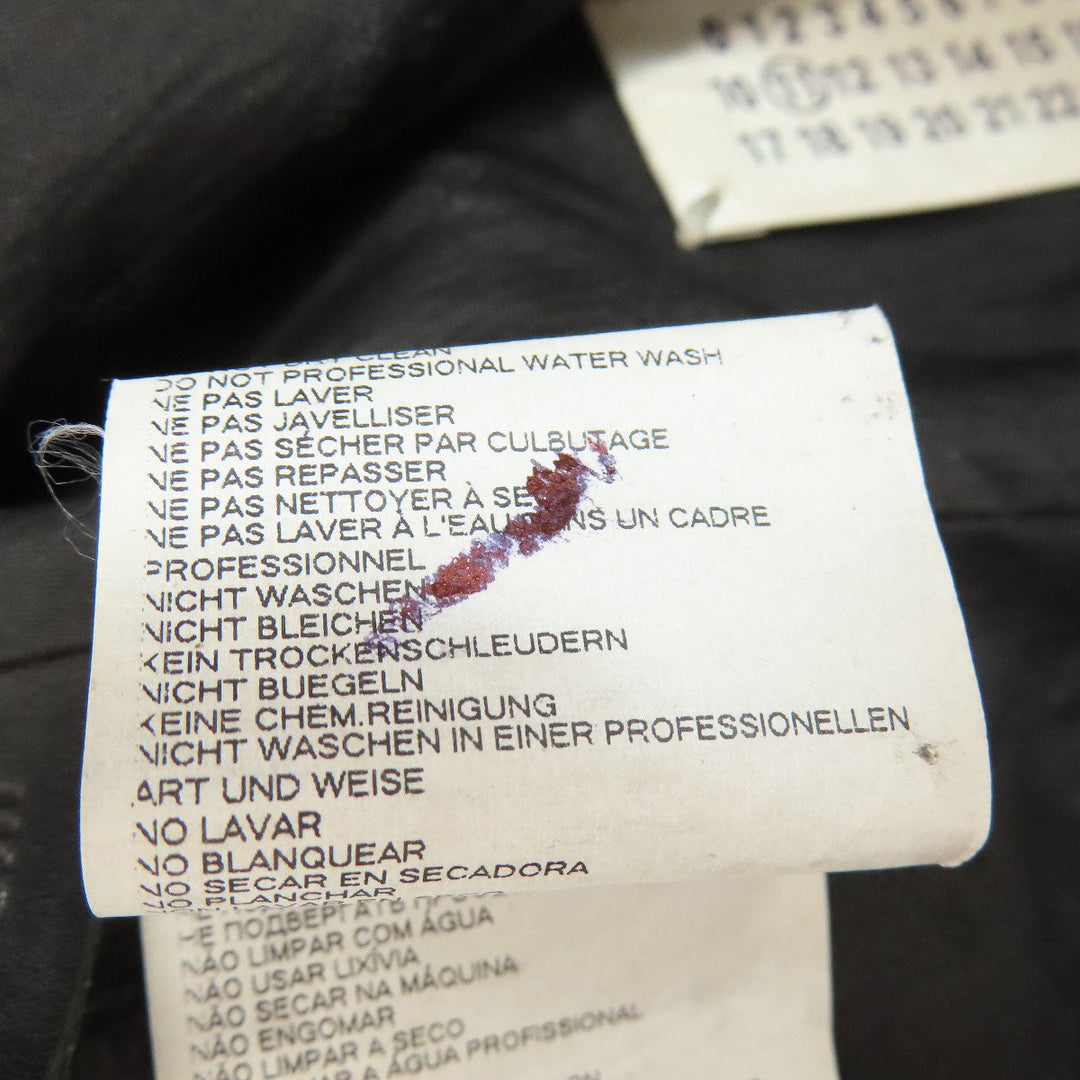 Maison Margiela Sling bag canvas black logo Women Used Authentic