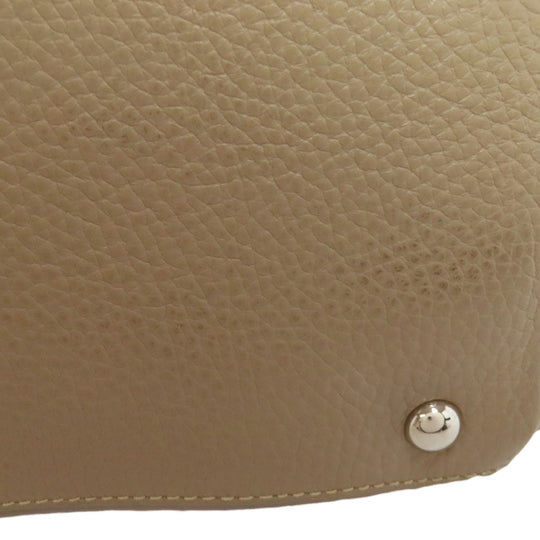 ZANELLATO Handbag leather gray 2WAY Women Used Authentic