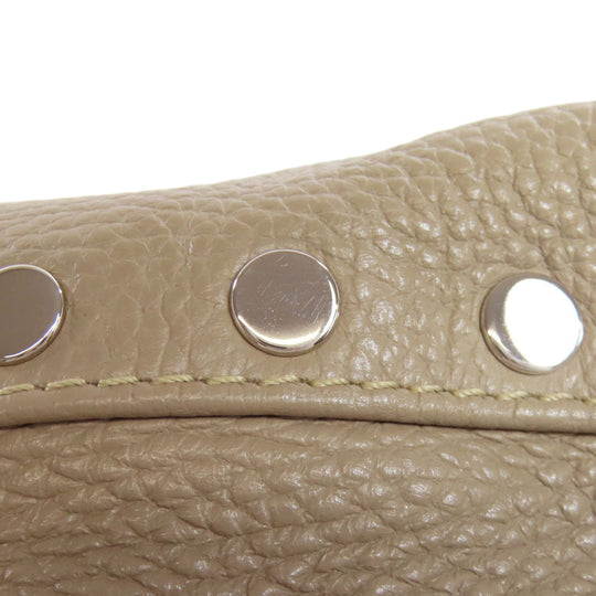 ZANELLATO Handbag leather gray 2WAY Women Used Authentic