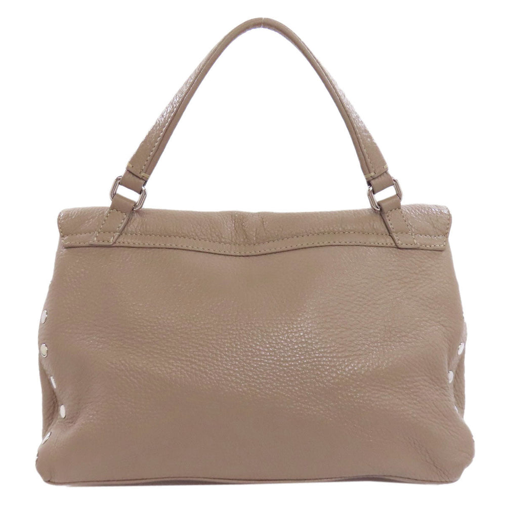 ZANELLATO Handbag leather gray 2WAY Women Used Authentic