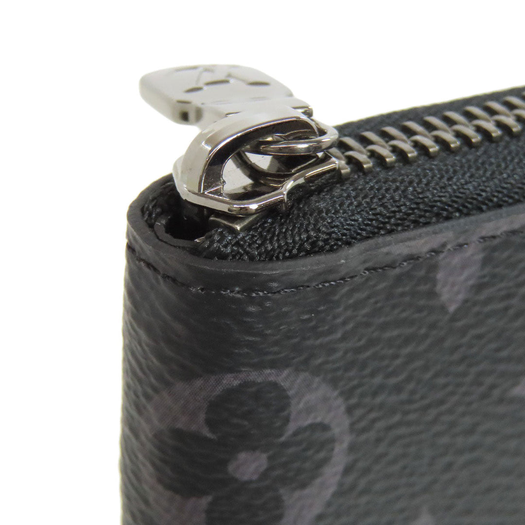 LOUIS VUITTON Long Wallet Purse M62295 Monogram Eclipse Brown Zippy wallet ã» Vertical