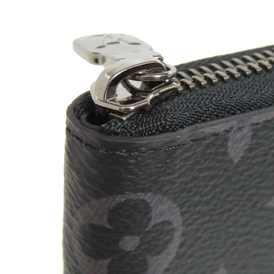 LOUIS VUITTON Long Wallet Purse M62295 Monogram Eclipse Brown Zippy wallet ã» Vertical