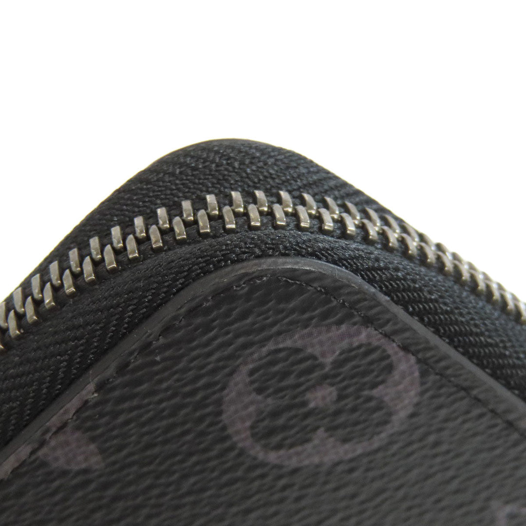 LOUIS VUITTON Long Wallet Purse M62295 Monogram Eclipse Brown Zippy wallet ã» Vertical