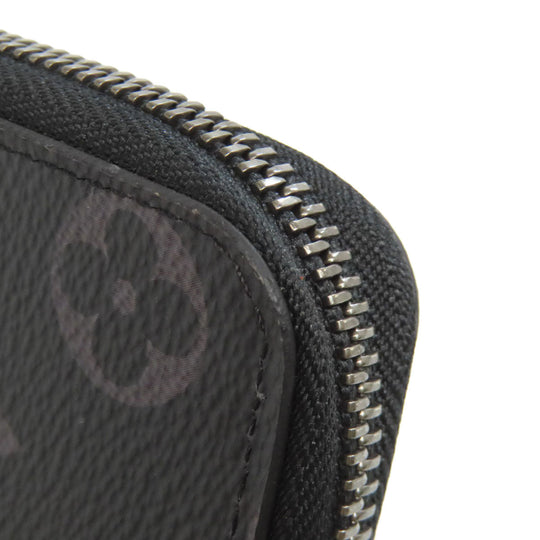 LOUIS VUITTON Long Wallet Purse M62295 Monogram Eclipse Brown Zippy wallet ã» Vertical