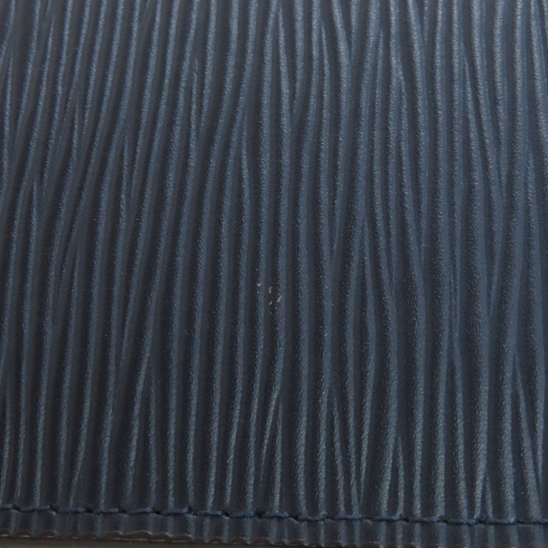 LOUIS VUITTON Long Wallet Purse M81371 Epi Navy Portefeuille Blaza