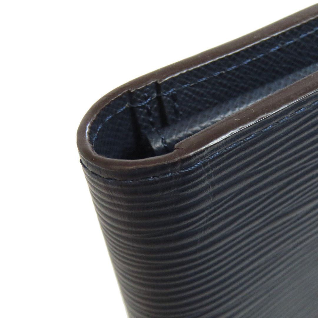 LOUIS VUITTON Long Wallet Purse M81371 Epi Navy Portefeuille Blaza