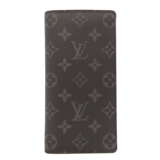 LOUIS VUITTON Long Wallet Purse M61697 Monogram Eclipse black Portefeuille Blaza