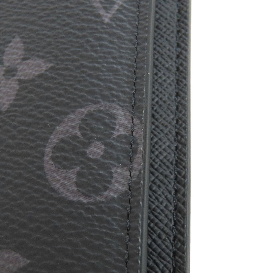LOUIS VUITTON Long Wallet Purse M61697 Monogram Eclipse black Portefeuille Blaza