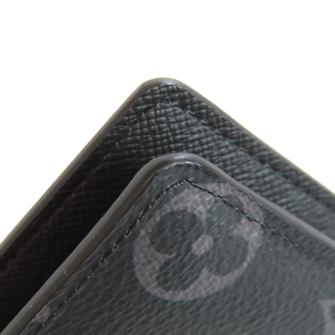LOUIS VUITTON Long Wallet Purse M61697 Monogram Eclipse black Portefeuille Blaza