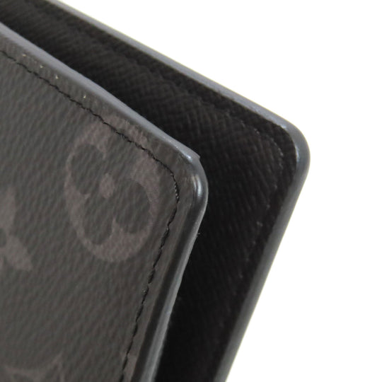LOUIS VUITTON Long Wallet Purse M61697 Monogram Eclipse black Portefeuille Blaza
