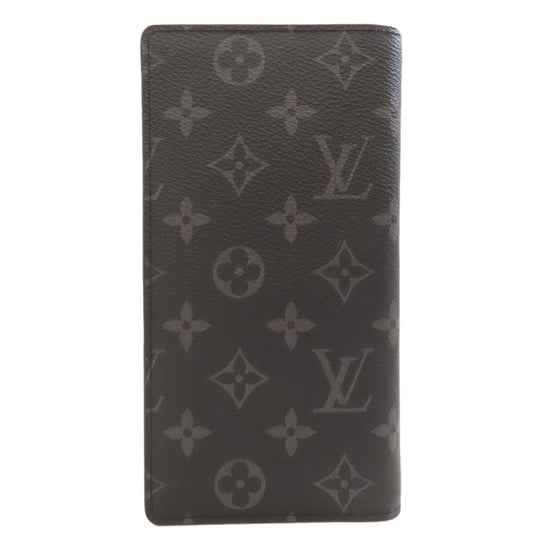 LOUIS VUITTON Long Wallet Purse M61697 Monogram Eclipse black Portefeuille Blaza
