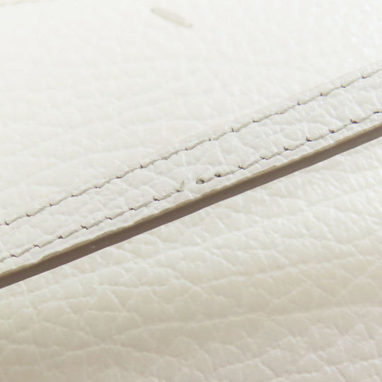 Maison Margiela Long Wallet Purse leather white Chain wallet Women Used Authentic