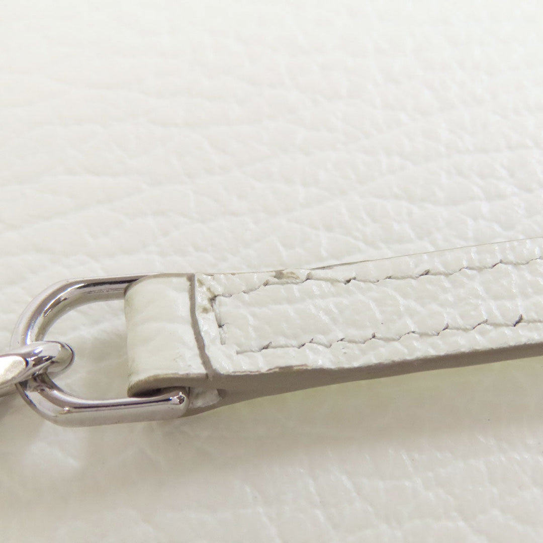 Maison Margiela Long Wallet Purse leather white Chain wallet Women Used Authentic