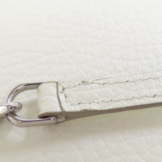 Maison Margiela Long Wallet Purse leather white Chain wallet Women Used Authentic