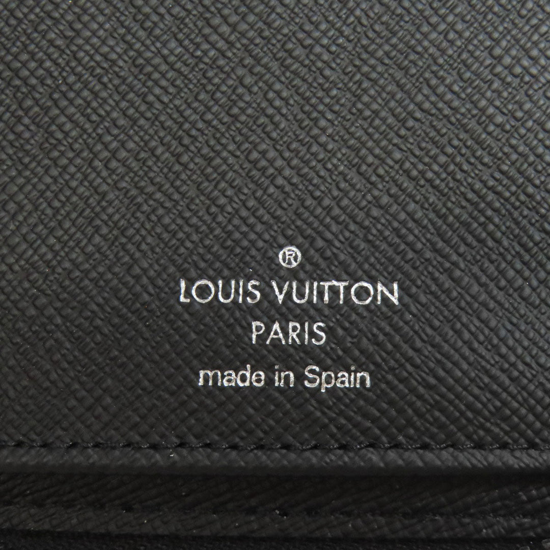 LOUIS VUITTON Long Wallet Purse M62295 Monogram Eclipse black Zippy wallet  Vertical mens(Unisex) Used Authentic