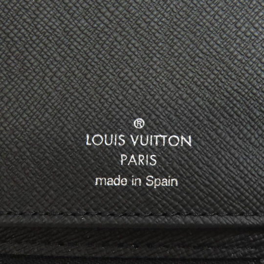 LOUIS VUITTON Long Wallet Purse M62295 Monogram Eclipse black Zippy wallet  Vertical mens(Unisex) Used Authentic