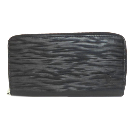 LOUIS VUITTON Long Wallet Purse M61857 Epi black Zippy wallet