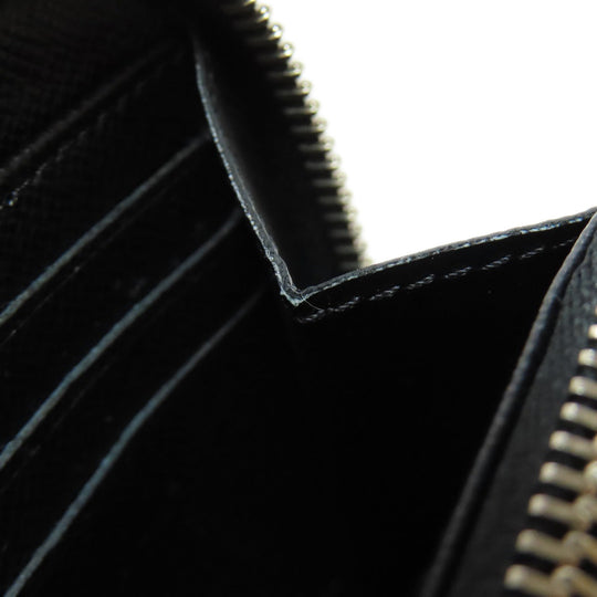 LOUIS VUITTON Long Wallet Purse M61857 Epi black Zippy wallet